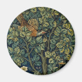 William Morris Pheasant Bird Tree Woodland Magneet (Voorkant)