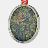 William Morris Pheasant Bird Tree Woodland Metalen Ornament (Links)