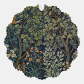 William Morris Pheasant Bird Tree Woodland Ornament Kaart (Voorkant)