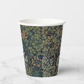 William Morris Pheasant Bird Tree Woodland Papieren Bekers (Voorkant)