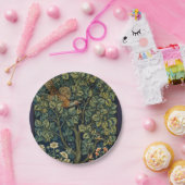 William Morris Pheasant Bird Tree Woodland Papieren Bordje (Feest)