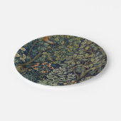 William Morris Pheasant Bird Tree Woodland Papieren Bordje (Gekanteld)