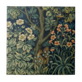 William Morris Pheasant Bird Tree Woodland Tegeltje (Voorkant)