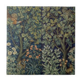 William Morris Pheasant Bird Tree Woodland Tegeltje (Voorkant)