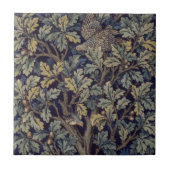 William Morris Pheasant Bird Tree Woodland Tegeltje (Voorkant)