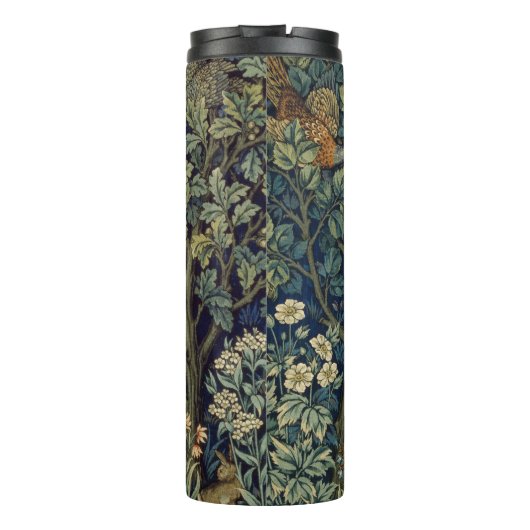 William Morris Pheasant Bird Tree Woodland Thermosbeker (Achterkant)