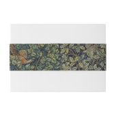 William Morris Pheasant Bird Tree Woodland Uitnodigingen Wikkel (Achterkant Voorbeeld)