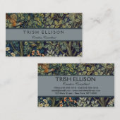 William Morris Pheasant Bird Tree Woodland Visitekaartje (Voorkant / Achterkant)