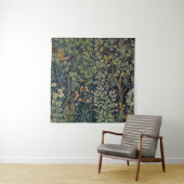 William Morris Pheasant Bird Tree Woodland Wandkleed (In situ)