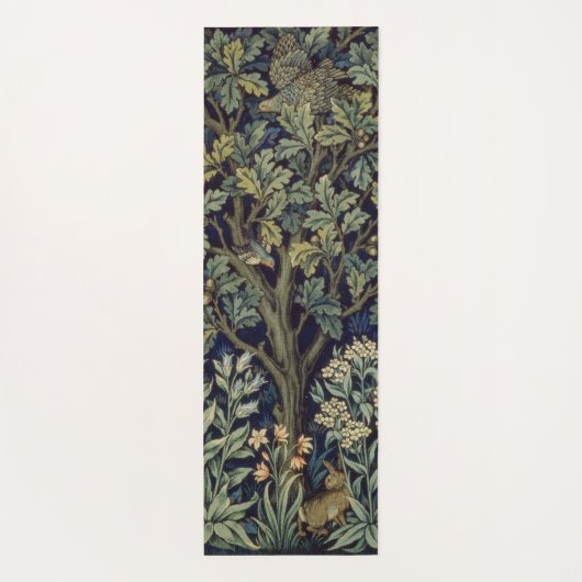 William Morris Pheasant Bird Tree Woodland Yogamat (Achterkant)