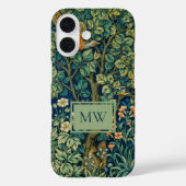 William Morris Pheasant Custom Monogram Case-Mate iPhone Case (Achterkant)
