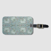 William Morris - Pimpernel: Blauwe en groene bloem Bagagelabel (Voorkant (horizontaal))