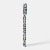 William Morris Pimpernel Blauwe Ingewikkelde Patro iPhone 15 Case (Rechterkant)