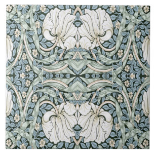 William Morris Pimpernel Blauwe Ingewikkelde Patro Tegeltje