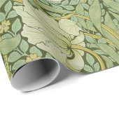 William Morris Pimpernel Bloem Blauw Behang Cadeaupapier (Rol Hoek)
