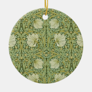 William Morris Pimpernel Bloem Blauw Behang Keramisch Ornament