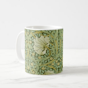 William Morris Pimpernel Bloem Blauw Behang Koffiemok
