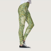 William Morris Pimpernel Bloem Blauw Behang Leggings (Rechts)