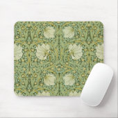William Morris Pimpernel Bloem Blauw Behang Muismat (Met muis)