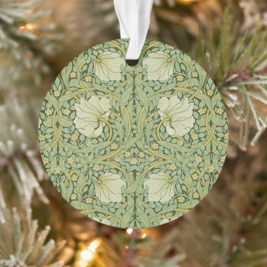 William Morris Pimpernel Bloem Blauw Behang Ornament (Boom)
