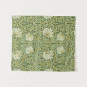 William Morris Pimpernel Bloem Blauw Behang Wandkleed (Voorkant (horizontaal))