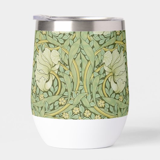 William Morris Pimpernel Bloemen Blauw Behang (Rechts)