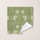 William Morris Pimpernel Bloemen Blauw Behang Bad Handdoek (Wasdoekje)