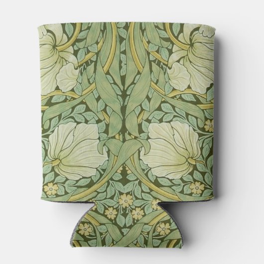 William Morris Pimpernel Bloemen Blauw Behang Blikjeskoeler (Achterkant)