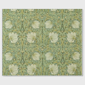 William Morris Pimpernel Bloemen Blauw Behang Cadeaupapier (Vlak)