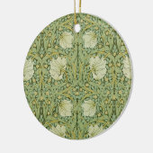 William Morris Pimpernel Bloemen Blauw Behang Keramisch Ornament (Links)