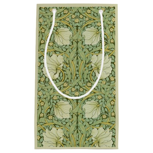 William Morris Pimpernel Bloemen Blauw Behang Klein Cadeauzakje (Voorkant)