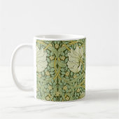 William Morris Pimpernel Bloemen Blauw Behang Koffiemok (Links)