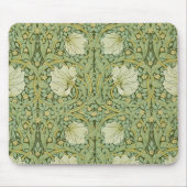 William Morris Pimpernel Bloemen Blauw Behang Muismat (Voorkant)