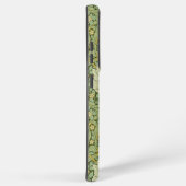 William Morris Pimpernel Bloemen Blauw Behang Samsung Galaxy Hoesje (Rechterkant)