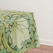 William Morris Pimpernel Bloemen Blauw Behang Tafelkleed (Voorbeeld)