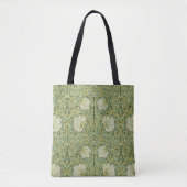 William Morris Pimpernel Bloemen Blauw Behang Tote Bag (Voorkant)