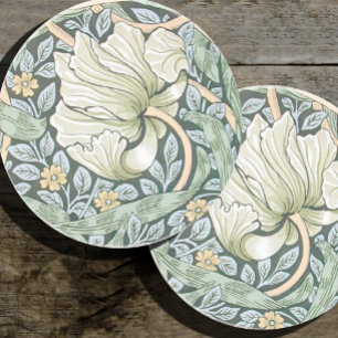 William Morris Pimpernel Bloemig Behang Zandsteen Onderzetter