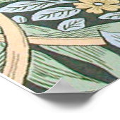 William Morris Pimpernel Bloemige Behang Poster (Hoek)