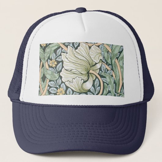 William Morris Pimpernel Bloemige Behang Trucker Pet (Voorkant)