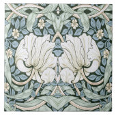 William Morris Pimpernel Blue Intricate Pattern  Tegeltje (Voorkant)