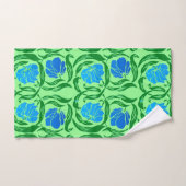 William Morris Pimpernel, Blue & Lime Green Bad Handdoek (Handdoek)