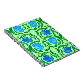 William Morris Pimpernel, Blue & Lime Green Notitieboek (Rechterzijde)