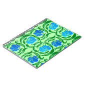 William Morris Pimpernel, Blue & Lime Green Notitieboek (Linkerzijde)