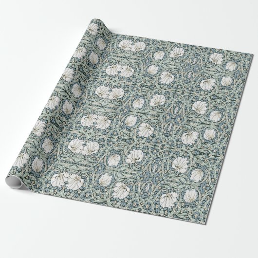 William Morris Pimpernel Cadeaupapier (Uitgerold)