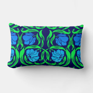 William Morris Pimpernel, Cobalt Blue en Green Kussen