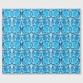 William Morris Pimpernel, Denim & Light Blue Cadeaupapier (Vlak)