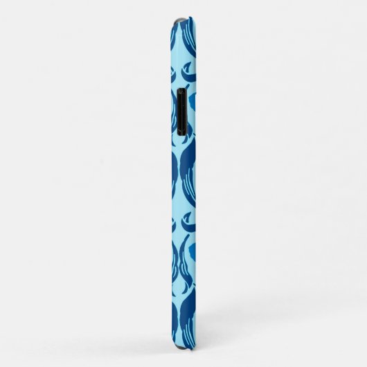 William Morris Pimpernel, Denim & Light Blue Case-Mate iPhone Case (Achterkant/rechts)