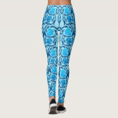 William Morris Pimpernel, Denim & Light Blue Leggings (Achterkant)
