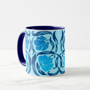 William Morris Pimpernel, Denim & Light Blue Mok