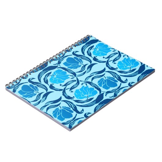 William Morris Pimpernel, Denim & Light Blue Notitieboek (Linkerzijde)